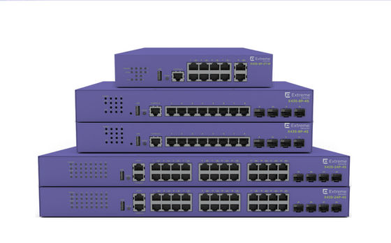 Bộ chuyển mạch Extreme Networks X435 AVB 24P X435 4S 68Gbps 50.6Mpps mới và nguyên bản