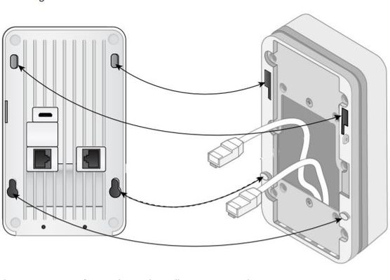 Mạng AP 303H (RW) Điểm truy cập không dây Aruba có ăng-ten bên trong