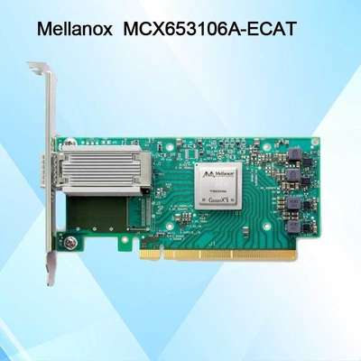 100g HDR Infiniband Mellanox giao diện mạng NIC 100GB QSFP56 MCX653106A-ECAT