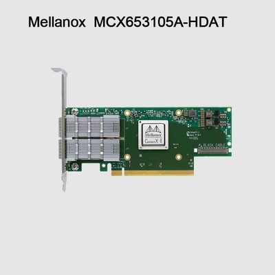 200GbE Mellanox Sfp Thẻ Pcie Giao diện mạng Nic MCX653105A-HDAT ConnectX-6