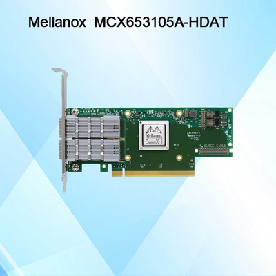 200GbE Mellanox Sfp Thẻ Pcie Giao diện mạng Nic MCX653105A-HDAT ConnectX-6