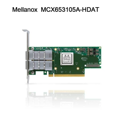 200GbE Mellanox Sfp Thẻ Pcie Giao diện mạng Nic MCX653105A-HDAT ConnectX-6
