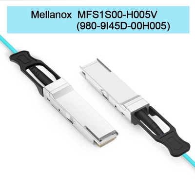 MFS1S00-H005V ((980-9I45D-00H005) Cáp quang hoạt động Aoc Tối đa 200Gb/S IB HDR QSFP56 5m