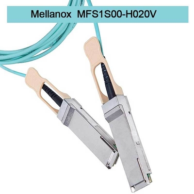 MFS1S00-H020V(980-9I45T-00H020) Cáp quang chủ động Mellanox Aoc Ethernet 200GbE QSFP56 Cáp quang infiniband