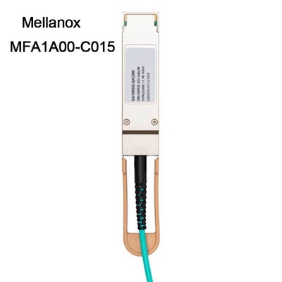 Cáp Ethernet 100GbE QSFP LSZH Mellanox AOC MFA1A00-C015 15m