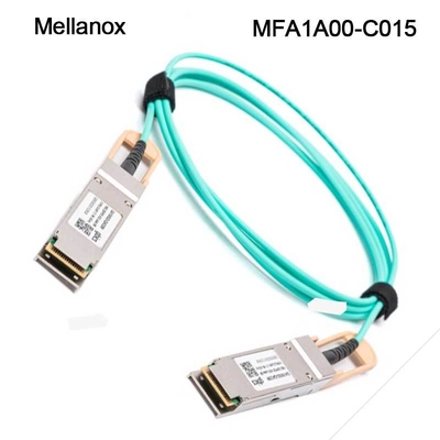 Cáp Ethernet 100GbE QSFP LSZH Mellanox AOC MFA1A00-C015 15m