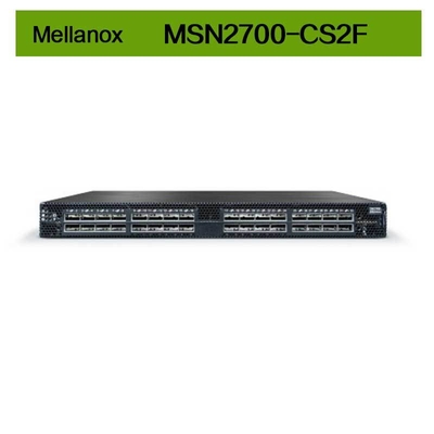 MSN2700-CS2F Mellanox Switch Spectrum dựa trên 32 cổng 100GbE nền tảng Ethernet mở