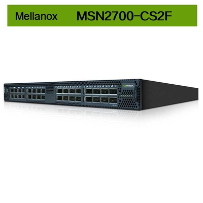 MSN2700-CS2F Mellanox Switch Spectrum dựa trên 32 cổng 100GbE nền tảng Ethernet mở