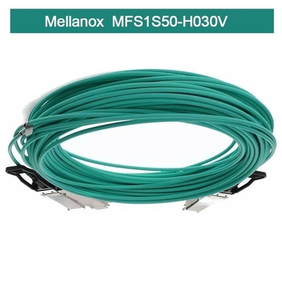 Infiniband Mellanox AOC MFS1S50-H030V VPI HDR & ETH 2x100Gb/S 30M QSFP56 mới và nguyên bản