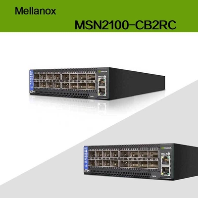 Tốc độ tối đa EDR Nvidia Mellanox Spectrum Dựa trên 100gbe 1u Open Ethernet Switch với Cumulus Linux MSN2100-CB2RC 16 cổng Qsfp28
