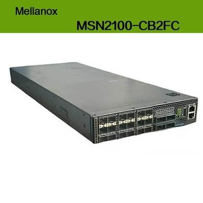 MSN2100-CB2FC Nvidia Spectrum 100gbe 1u Switch 1g Max Speed Cumulus Linux 16 Qsfp28 Cổng 2 AC Psus X86 2 lõi Độ sâu ngắn P2c Airflow