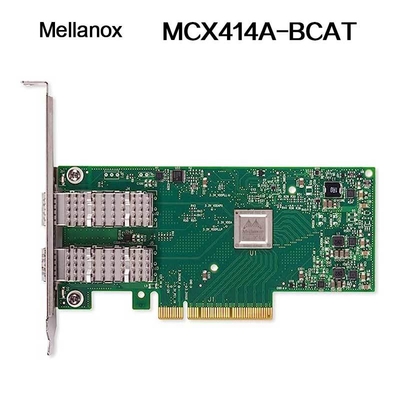 Nvidia 900-9X426-0054-Sq0 MCX414A-Bcat Connectx-4 En Network Interface Card, 40/56gbe Cổng kép Qsfp28, Pcie3.0 X8, Kệ cao