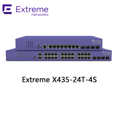 Full Half Duplex 802.3at Poe X435 Extreme Network AVB Switch 24T-4S 48 Cổng 216Gbps