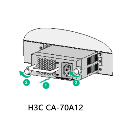 Nguồn DC hiệu suất cao H3c Ca-70A12 cho thiết bị, thùng carton 2.5A