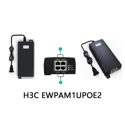 Bộ chuyển đổi nguồn mạng H3c Ewpam1upoe2 60 cổng 55W-1V-1.1A-DC >200Mbps (Hộp)