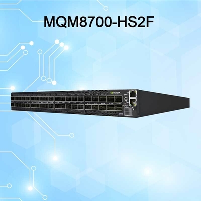 920-9b110-00rh-0m0 Mellanox Mqm8700-HS2r Quantum Hdr Infiniband Switch 40 Qsfp56 Cổng Tốc độ truyền 10/100/1000Mbps