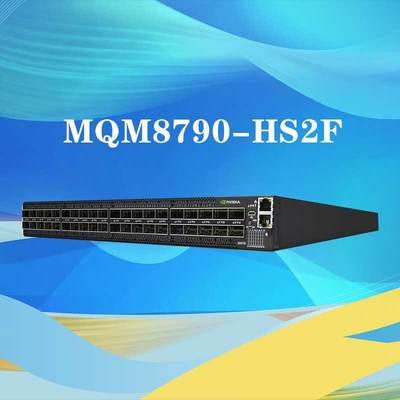 MQM8790-HS2F Công tắc mạng Mellanox 40 cổng Không chặn HDR được quản lý 200Gb / S