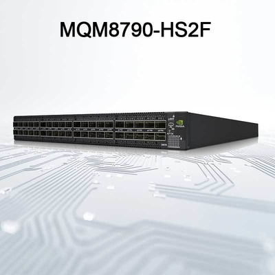 40 cổng QSFP56 Mellanox Quantum HDR Infiniband Switch 200 Gbps MQM8790-HS2F