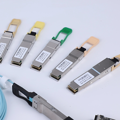 Mô-đun thu phát quang QSFP56 SR4 CDR 200G 100m trên sợi quang Om4 / 70m trên sợi quang Om3, kết nối hiệu suất cao cho trung tâm dữ liệu