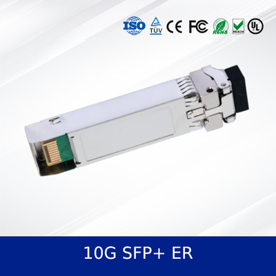 Mô-đun máy thu quang 10G SFP + ER cho trung tâm dữ liệu Ethernet Hiệu suất cao, năng lượng thấp, đáng tin cậy