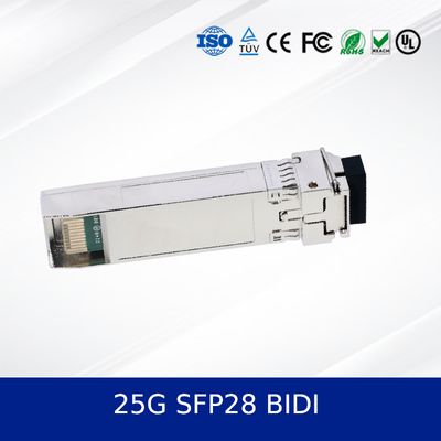 25G SFP28 BIDI 10KM  Dual CDR  Mô-đun thu phát quang, Nhiệt độ công nghiệp, Hỗ trợ DDM