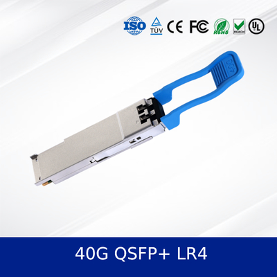Mô-đun máy thu quang quang tốc độ cao 40G QSFP+ LR4 3.3V cho mạng đáng tin cậy
