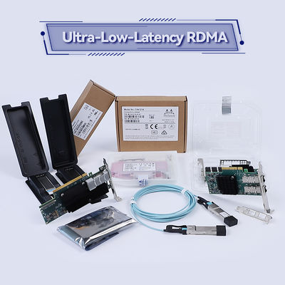 100g HDR Infiniband Mellanox giao diện mạng NIC 100GB QSFP56 MCX653106A-ECAT