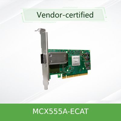 Mellanox Card Mạng VPI Mellanox 100gbe Nic Adapter Card MCX555A-ECAT ConnectX-5 EDR 100GbE