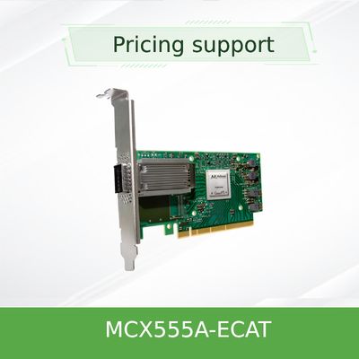 Thẻ Adapter EDR tốc độ cao Connectx-5 cho mạng lưới 100GB/S MCX555A-Ecat