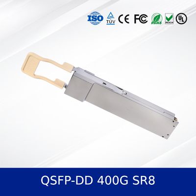 QSFP-DD tốc độ cao 400G SR8 Optical Transceiver Module cho Trung tâm Dữ liệu