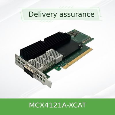 ConnectX-4 Lx EN 25GbE Thẻ mạng Mellanox Giao diện Nic MCX4121A-XCAT