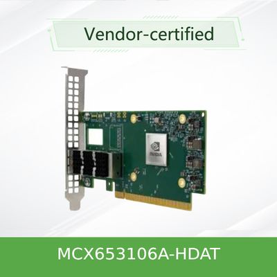 MCX653106A-HDAT-SP Thẻ mạng Mellanox 200gbe Két sắt thông minh tốc độ cao