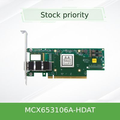 MCX653106A-HDAT Card mạng Mellanox 200Gb/s 4 cổng Ethernet 50Gb/s