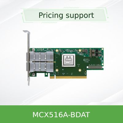 Thẻ điều hợp mạng ConnectX-5 Ex EN Mellanox MCX516A-BDAT 40GbE 2x Port QSFP28 4.0 X16