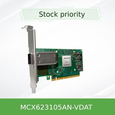 Giao diện ConnectX-6 DX EN Card mạng Mellanox MCX623105AN-VDAT 100GbE Cổng kép QSFP56
