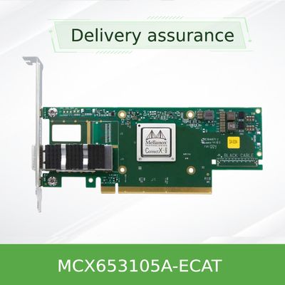 Card mạng 100GbE VPI Mellanox MCX653105A-ECAT Cổng đơn QSFP56 100GbE