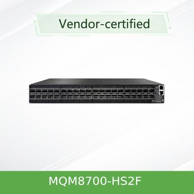 MQM8700-HS2F(920-9B110-00FH-0MD)  Bộ chuyển mạch mạng Quantum Mellanox Hdr 40 cổng 200 Gbit/s 40 cổng Infiniband
