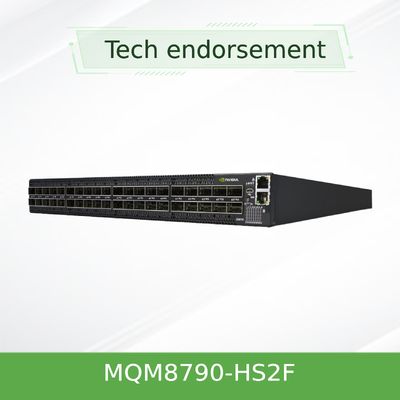 MQM8790-HS2F Công tắc mạng Mellanox 40 cổng Không chặn HDR được quản lý 200Gb / S