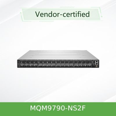 MQM9790-NS2F(920-9B210-00FN-0D0) InfiniBand Mellanox Network Switch 64 cổng 400Gb/S 32 cổng OSFP không quản lý