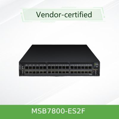 MSB7800-ES2F Công tắc mạng Mellanox InfiniBand EDR 100Gb/S Hệ thống 36 cổng QSFP28 1U