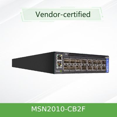 Bộ chuyển mạch Ethernet quang phổ MSN2010-CB2F 25GbE / 100GbE 1U Mở