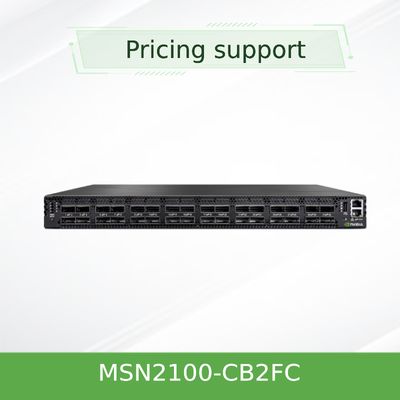 MSN2100-CB2FC Nvidia Spectrum 100gbe 1u Switch 1g Max Speed Cumulus Linux 16 Qsfp28 Cổng 2 AC Psus X86 2 lõi Độ sâu ngắn P2c Airflow