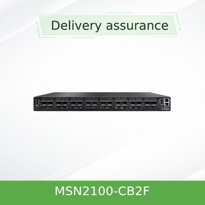 Công tắc 2 lõi Độ sâu ngắn Mellanox SN2000 MSN2100-CB2F 100GbE 1U 16 Cổng QSFP28 2 AC PSU X86