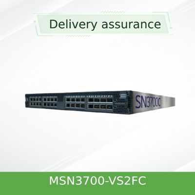 2 AC PSU Công tắc mạng mở Mellanox Công tắc Cumulus Linux MSN3700-VS2FC 200GbE 1U