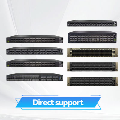 Công tắc Infiniband XDR dựa trên Quantum-3 Q3400-RA 920-9B36F-00RX-8S0 4U 144 Cổng XDR trên 72 Khung OSFP 8 Nguồn