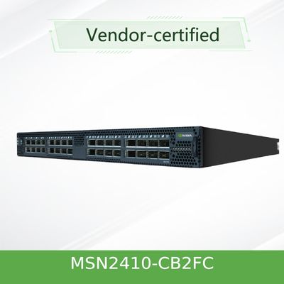 MSN2410-CB2FC Mellanox sN2410Mellanox Network Switch Cumulus Linux 48 Cổng SFP28 8 Cổng QSFP28