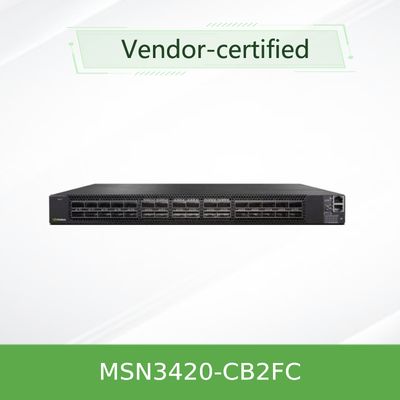 Bộ chuyển mạch mạng Mellanox OEM 25GbE/100GbE Bộ chuyển mạch Ethernet mã nguồn mở Mellanox MSN3420-CB2F