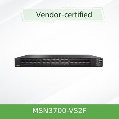 MSN3700-VS2F 200GbE Công tắc mạng Mellanox SN3000 1U Rack Mount