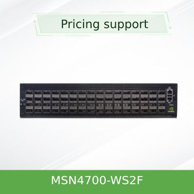 32 Bộ chuyển mạch Ethernet Mellanox mã nguồn mở QSFP-DD 400GbE 1U MSN4700-WS2F