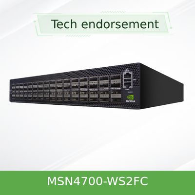 Công tắc mạng Mellanox Ethernet mở Spectrum-3 400GbE 1U MSN4700-WS2FC